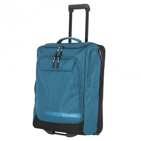 Sac de voyage à roulettes cabine TRAVELITE "Kick Off" pétrole | Valise souple petit format pas chère Sac de voyage à roulettes cabine TRAVELITE "Kick Off" pétrole | Valise souple petit format pas chère