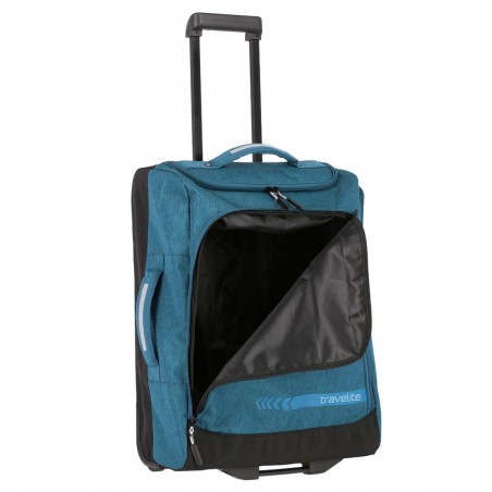 Sac de voyage à roulettes cabine TRAVELITE "Kick Off" pétrole | Valise souple petit format pas chère Sac de voyage à roulettes cabine TRAVELITE "Kick Off" pétrole | Valise souple petit format pas chère