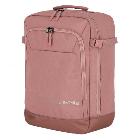 Sac à dos de voyage TRAVELITE "Kick Off" rose | Bagage cabine convertible vol low cost pas cher