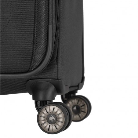 Valise soute M extensible TRAVELITE "Miigo" noir | Bagage taille moyenne haute qualité allemande