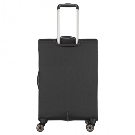 Valise soute M extensible TRAVELITE "Miigo" noir | Bagage taille moyenne haute qualité allemande