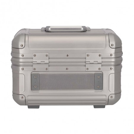 Vanity case aluminium TRAVELITE "Next" argent | Beauty case ultra robuste et sécurisé haute qualité