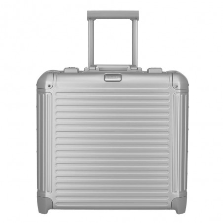 Pilot case aluminium TRAVELITE "Next" argent | Bagage business mallette métal haute qualité sécurisée