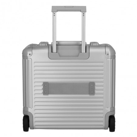 Pilot case aluminium TRAVELITE "Next" argent | Bagage business mallette métal haute qualité sécurisée