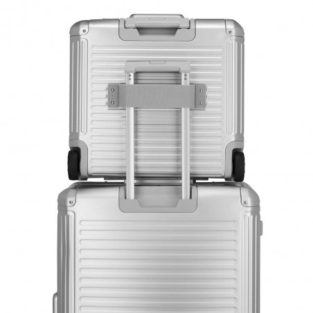 Pilot case aluminium TRAVELITE "Next" argent | Bagage business mallette métal haute qualité sécurisée