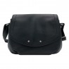 Sac bandoulière en cuir NAF NAF "Dahlia" noir | Sac à main femme à rabat cuir pas cher Sac bandoulière en cuir NAF NAF "Dahlia" noir | Sac à main femme à rabat cuir pas cher