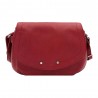 Sac bandoulière en cuir NAF NAF "Dahlia" rouge carmin | Sac à main femme pas cher Sac bandoulière en cuir NAF NAF "Dahlia" rouge carmin | Sac à main femme pas cher