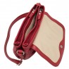 Sac bandoulière en cuir NAF NAF "Dahlia" rouge carmin | Sac à main femme pas cher Sac bandoulière en cuir NAF NAF "Dahlia" rouge carmin | Sac à main femme pas cher