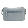 Sac baguette en cuir NAF NAF "Dahlia" bleu | Sac bandoulière femme marque pas cher Sac baguette en cuir NAF NAF "Dahlia" bleu | Sac bandoulière femme marque pas cher