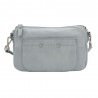 Sac baguette en cuir NAF NAF "Dahlia" bleu | Sac bandoulière femme marque pas cher Sac baguette en cuir NAF NAF "Dahlia" bleu | Sac bandoulière femme marque pas cher