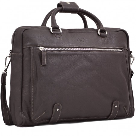 Sacoche ordinateur en cuir 15" KATANA marron foncé | Sac PC 15 pouces homme élégant Sacoche ordinateur en cuir 15" KATANA marron foncé | Sac PC 15 pouces homme élégant