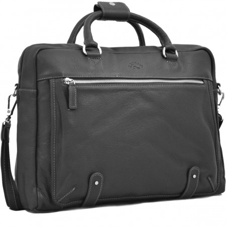 Sacoche ordinateur en cuir 15" KATANA noir | Sac PC 15 pouces homme élégant Sacoche ordinateur en cuir 15" KATANA noir | Sac PC 15 pouces homme élégant