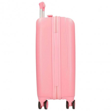 Valise enfant ENSO "Magic Summer" rose | Valise fille licorne vol low cost pas cher