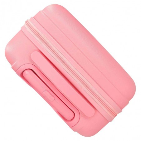 Valise enfant ENSO "Magic Summer" rose | Valise fille licorne vol low cost pas cher