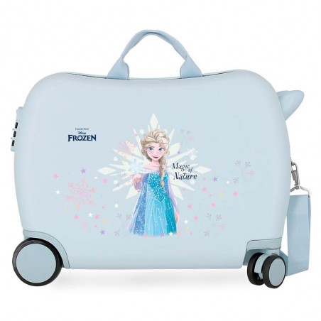 Disney | Valise trotteur La Reine des Neiges "Magic Ice" | Bagage ludique pour enfant original