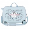 Disney | Valise trotteur Minnie American Darling bleu ciel | Bagage taille cabine pour enfant original Disney | Valise trotteur Minnie American Darling bleu ciel | Bagage taille cabine pour enfant original