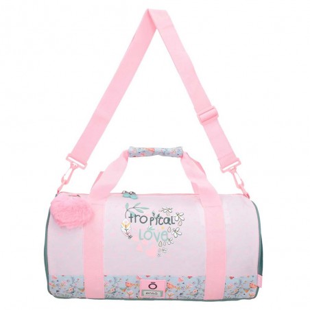 Sac de voyage fille ENSO "Tropical Love" | Sac sport loisirs enfant original pas cher