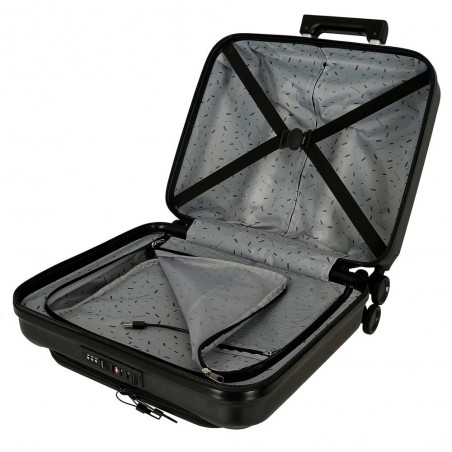 Pilot case business MOVOM "Dayton" noir | Bagage trolley 4 roues sécurisé et connecté voyage professionnel Pilot case business MOVOM "Dayton" noir | Bagage trolley 4 roues sécurisé et connecté voyage professionnel