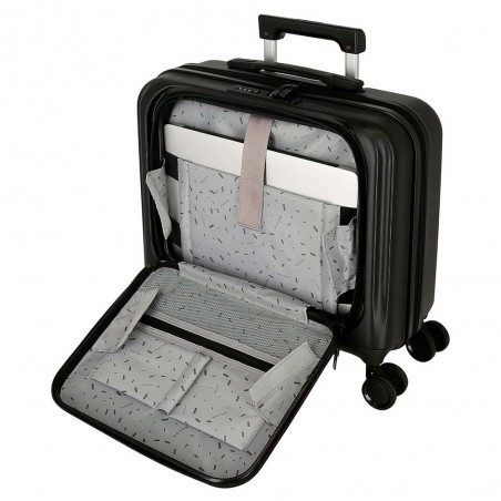 Pilot case business MOVOM "Dayton" noir | Bagage trolley 4 roues sécurisé et connecté voyage professionnel Pilot case business MOVOM "Dayton" noir | Bagage trolley 4 roues sécurisé et connecté voyage professionnel