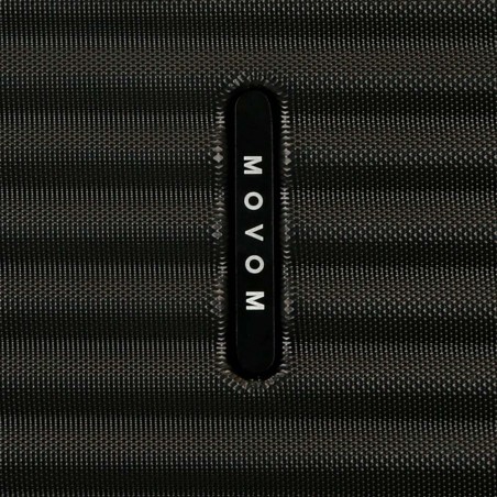 Pilot case business MOVOM "Dayton" noir | Bagage trolley 4 roues sécurisé et connecté voyage professionnel Pilot case business MOVOM "Dayton" noir | Bagage trolley 4 roues sécurisé et connecté voyage professionnel