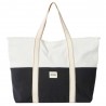 Maxi cabas RIP CURL Premium Surf Jumbo 45L naturel/noir | Sac de plage grand format en coton Maxi cabas RIP CURL Premium Surf Jumbo 45L naturel/noir | Sac de plage grand format en coton