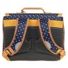 Cartable Tann's 35cm "Faustine" bleu | Motif pois jaune arc en ciel | Sac scolaire fille classe CP pas cher Cartable Tann's 35cm "Faustine" bleu | Motif pois jaune arc en ciel | Sac scolaire fille classe CP pas cher