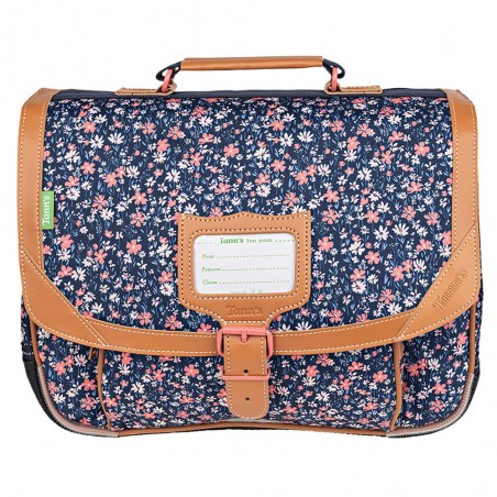 Cartable Tann's 35cm "Ava" multicolore | Motif fleuri style Liberty | Sac scolaire fille classe CP pas cher Cartable Tann's 35cm "Ava" multicolore | Motif fleuri style Liberty | Sac scolaire fille classe CP pas cher