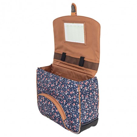 Cartable Tann's 35cm "Ava" multicolore | Motif fleuri style Liberty | Sac scolaire fille classe CP pas cher Cartable Tann's 35cm "Ava" multicolore | Motif fleuri style Liberty | Sac scolaire fille classe CP pas cher