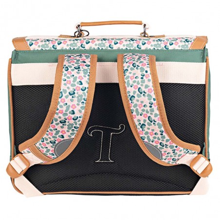 Cartable Tann's 35cm "Iris" multicolore | Motif fleuri rose et vert | Sac scolaire fille classe CP pas cher Cartable Tann's 35cm "Iris" multicolore | Motif fleuri rose et vert | Sac scolaire fille classe CP pas cher