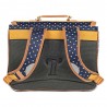 Cartable Tann's 38cm "Faustine" bleu imprimé pois | Sac scolaire fille CP CE1 CE2 pas cher Cartable Tann's 38cm "Faustine" bleu imprimé pois | Sac scolaire fille CP CE1 CE2 pas cher