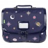 Cartable Tann's 38cm "Louna" bleu broderies étoiles | Sac scolaire fille CP CE1 CE2 pas cher Cartable Tann's 38cm "Louna" bleu broderies étoiles | Sac scolaire fille CP CE1 CE2 pas cher