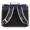 Cartable Tann's 41cm "Assya" bleu broderie toucan | Sac scolaire fille CM1 CM2 pas cher Cartable Tann's 41cm "Assya" bleu broderie toucan | Sac scolaire fille CM1 CM2 pas cher