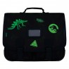 Cartable Tann's 41cm "Timothée" patchs dinosaures | Sac scolaire garçon CM1 CM2 pas cher Cartable Tann's 41cm "Timothée" patchs dinosaures | Sac scolaire garçon CM1 CM2 pas cher