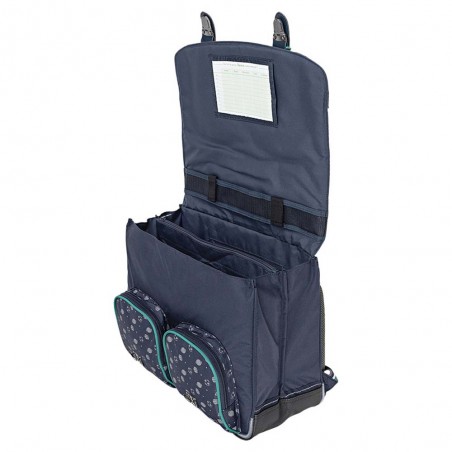 Cartable Tann's 41cm "Alexandre" décor foot basket rugby | Sac scolaire garçon CM1 CM2 pas cher Cartable Tann's 41cm "Alexandre" décor foot basket rugby | Sac scolaire garçon CM1 CM2 pas cher