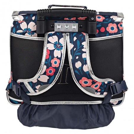 Cartable à roulettes Tann's 38cm "Floriane" multicolore imprimé fleurs argent | Sac scolaire trolley fille pas cher Cartable à roulettes Tann's 38cm "Floriane" multicolore imprimé fleurs argent | Sac scolaire trolley fille pas cher