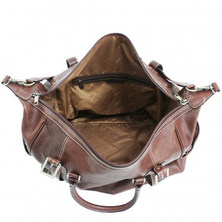 Sac de voyage en cuir KATANA "Bill" marron | Grand bagage homme en cuir véritable qualité luxe au meilleur prix Sac de voyage en cuir KATANA "Bill" marron | Grand bagage homme en cuir véritable qualité luxe au meilleur prix