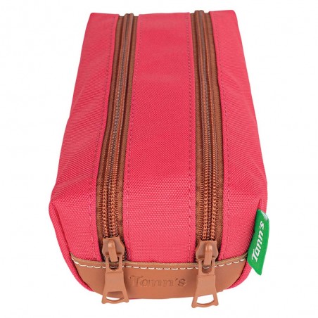 Trousse double TANN'S "Louise" fuchsia | Trousse scolaire fille 2 compartiments CP CE1 CE2 CM1 CM2 Trousse double TANN'S "Louise" fuchsia | Trousse scolaire fille 2 compartiments CP CE1 CE2 CM1 CM2