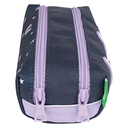 Trousse double TANN'S "Giulia" multicolore | Trousse scolaire fille 2 compartiments CP CE1 CE2 CM1 CM2 Trousse double TANN'S "Giulia" multicolore | Trousse scolaire fille 2 compartiments CP CE1 CE2 CM1 CM2