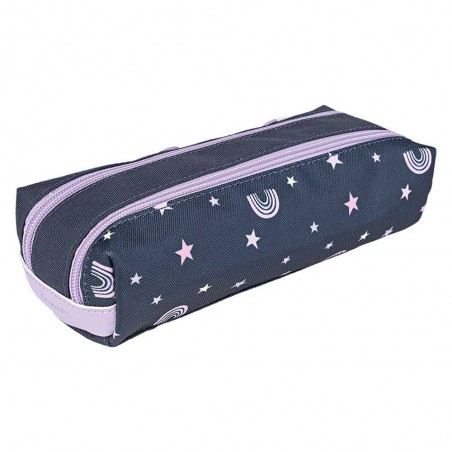 Trousse double TANN'S "Giulia" multicolore | Trousse scolaire fille 2 compartiments CP CE1 CE2 CM1 CM2 Trousse double TANN'S "Giulia" multicolore | Trousse scolaire fille 2 compartiments CP CE1 CE2 CM1 CM2