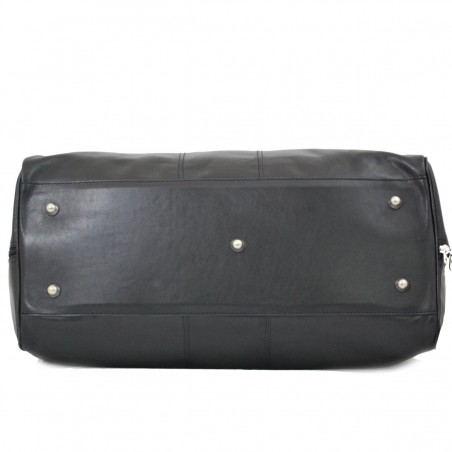 Sac de voyage en cuir KATANA noir Planetebag