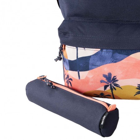 RIP CURL | Sac à dos fille + trousse "Dome" imprimé tropical marine pêche | Sac scolaire CM1 CM2 collège pas cher RIP CURL | Sac à dos fille + trousse "Dome" imprimé tropical marine pêche | Sac scolaire CM1 CM2 collège pas cher