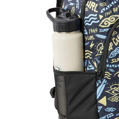 RIP CURL | Sac à dos trolley garçon "Ozone" 30L noir/jaune | Sac scolaire à roulettes pas cher RIP CURL | Sac à dos trolley garçon "Ozone" 30L noir/jaune | Sac scolaire à roulettes pas cher