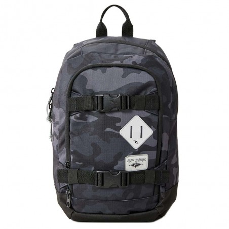 RIP CURL | Sac à dos "Posse" small 15L imprimé camouflage noir gris | Sac enfant scolaire loisirs RIP CURL | Sac à dos "Posse" small 15L imprimé camouflage noir gris | Sac enfant scolaire loisirs