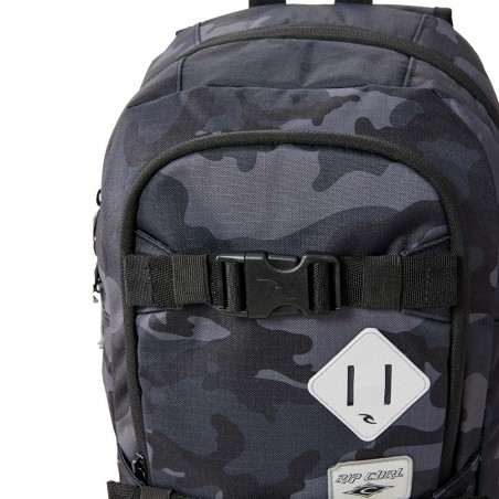 RIP CURL | Sac à dos "Posse" small 15L imprimé camouflage noir gris | Sac enfant scolaire loisirs RIP CURL | Sac à dos "Posse" small 15L imprimé camouflage noir gris | Sac enfant scolaire loisirs