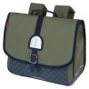 Kickers | Cartable garçon 35cm "Classic Boy" kaki | Sac scolaire maternelle CP motif damier pas cher Kickers | Cartable garçon 35cm "Classic Boy" kaki | Sac scolaire maternelle CP motif damier pas cher