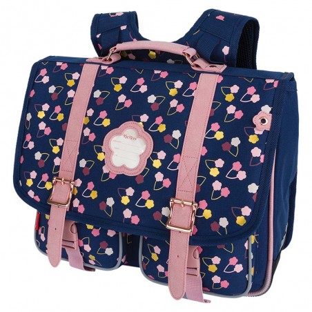 Kickers | Cartable fille 38cm "Fantasy Girl" imprimé fruits | Sac scolaire CP CE1 CE2 qualité pas cher Kickers | Cartable fille 38cm "Fantasy Girl" imprimé fruits | Sac scolaire CP CE1 CE2 qualité pas cher