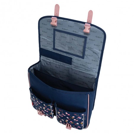 Kickers | Cartable fille 38cm "Fantasy Girl" imprimé fruits | Sac scolaire CP CE1 CE2 qualité pas cher Kickers | Cartable fille 38cm "Fantasy Girl" imprimé fruits | Sac scolaire CP CE1 CE2 qualité pas cher