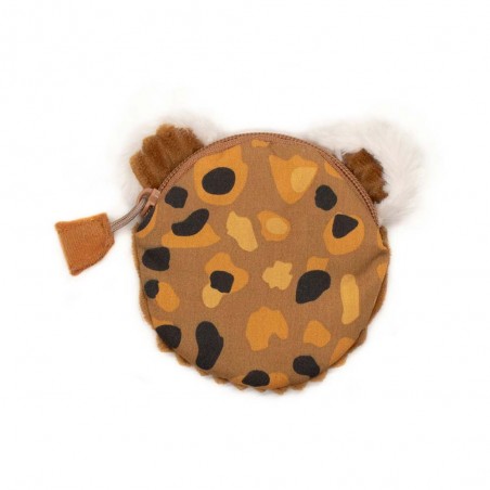Les Déglingos | Porte-monnaie enfant "Spéculos le tigre" | Bourse fille garçon peluche pas cher