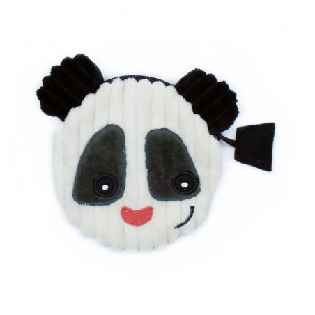 Les Déglingos | Porte-monnaie enfant "Rototos le panda" | Bourse fille garçon peluche pas cher Les Déglingos | Porte-monnaie enfant "Rototos le panda" | Bourse fille garçon peluche pas cher