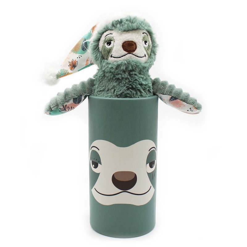 Peluche grand simply LES DEGLINGOS Chillos le paresseux Planetebag